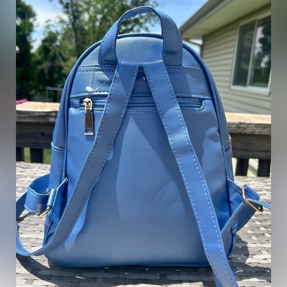 NWOT Women’s 3pc Vegan Leather Mini Backpack Shoulder Bag & Card Wallet​ - Picture 11 of 12